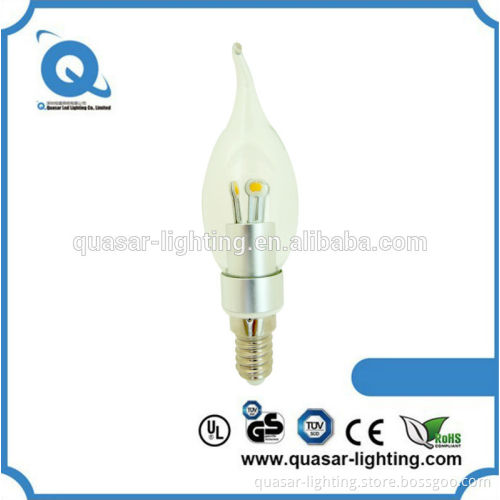 cob e27 e14 led candle light with base 5w 4w 3w